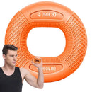 Fortalecedor de silicone com resistência ajustável para exercícios de mão
